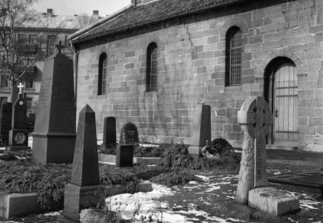 Gravstøtter på en gravplass