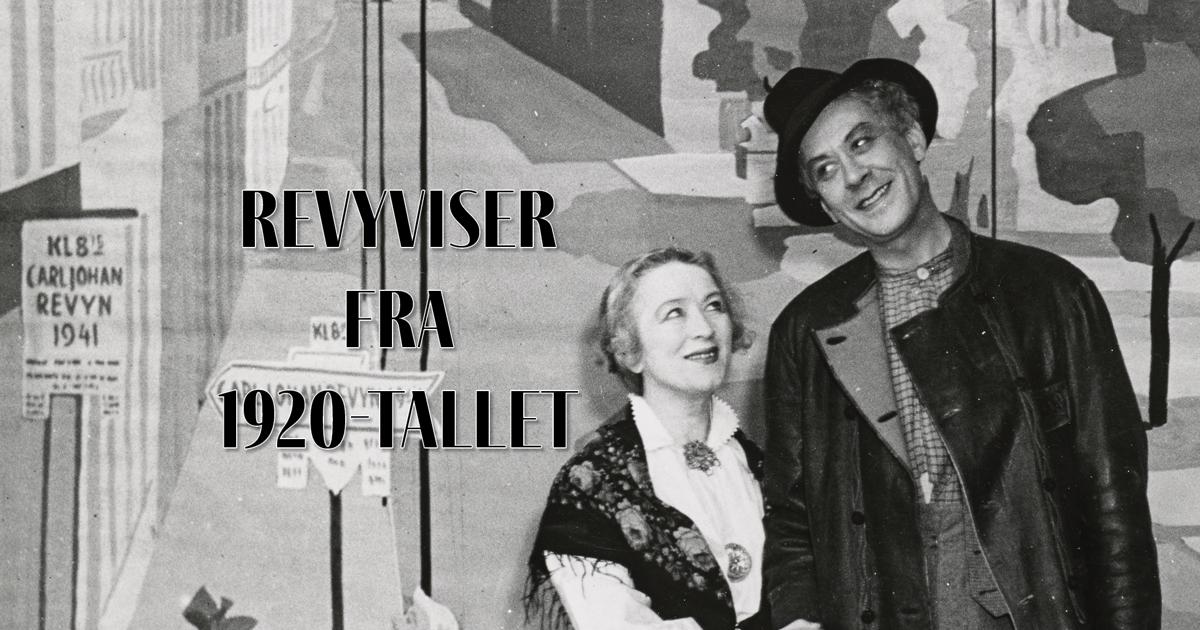 Revyviser fra 1920-tallet (Chat Noir)