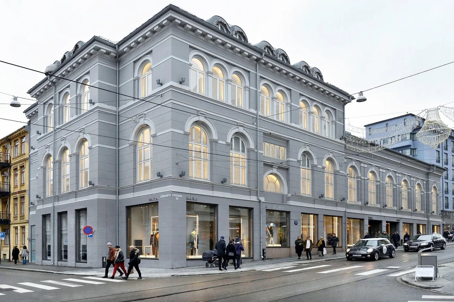 The remodelled building at Bogstadveien 12