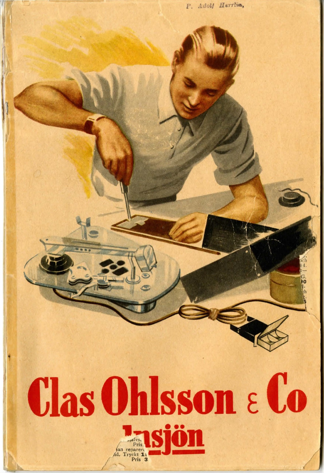 Front cover of a product catalogue for Clas Ohlson
